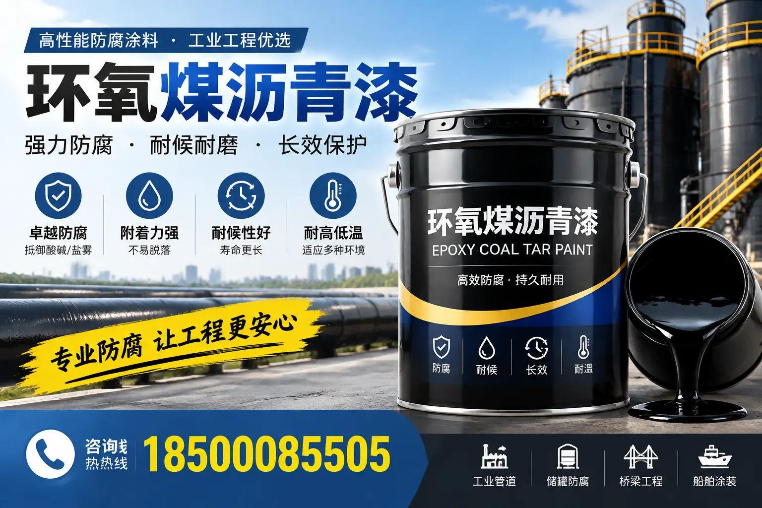 环氧煤沥青漆的施工方法与注意事项，确保在哈密顺利完成