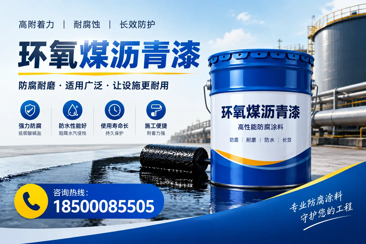 环氧煤沥青漆与其他涂料的对比分析,助力哈密企业决策